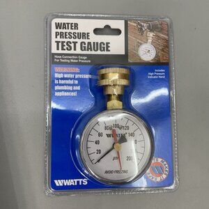 Watts Water Pressure Test Gauge Model IWTG 0950200 NEW